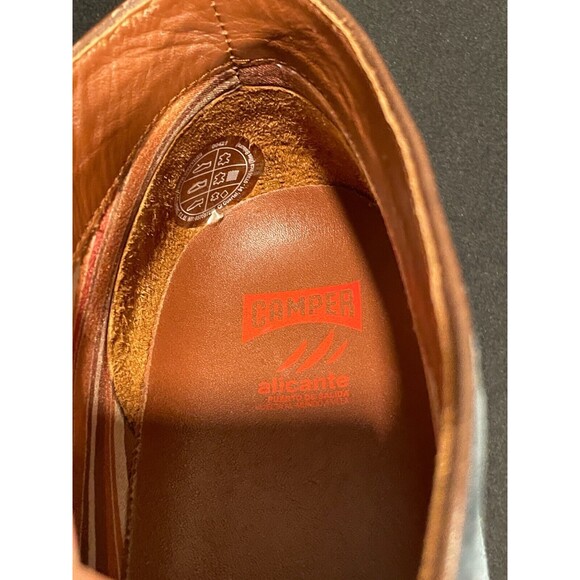 ~~CAMPER Mens US 6.5 EU 39 Suede Chukka Ankle Boot Woody Lace Up Navy Blue Wm8.5 - Picture 8 of 15